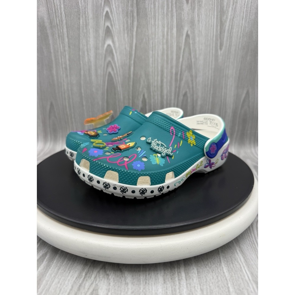 Crocs Encanto Mirabel Disney Kids Size Junior 2 Slip On Classic Clogs Sandals